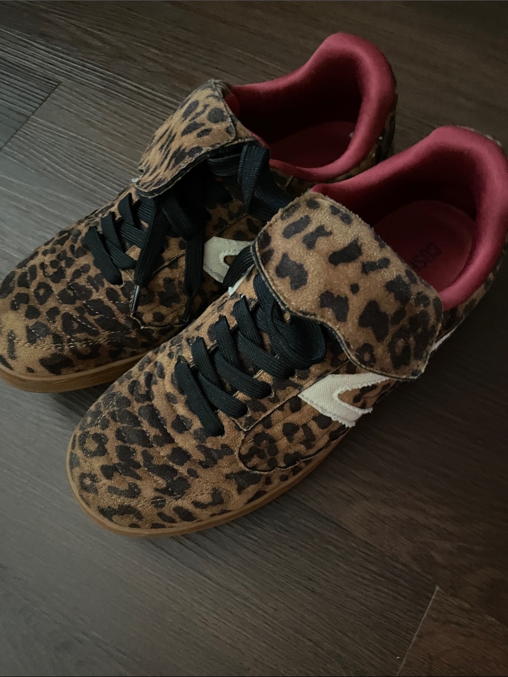 Cheetah print sneakers